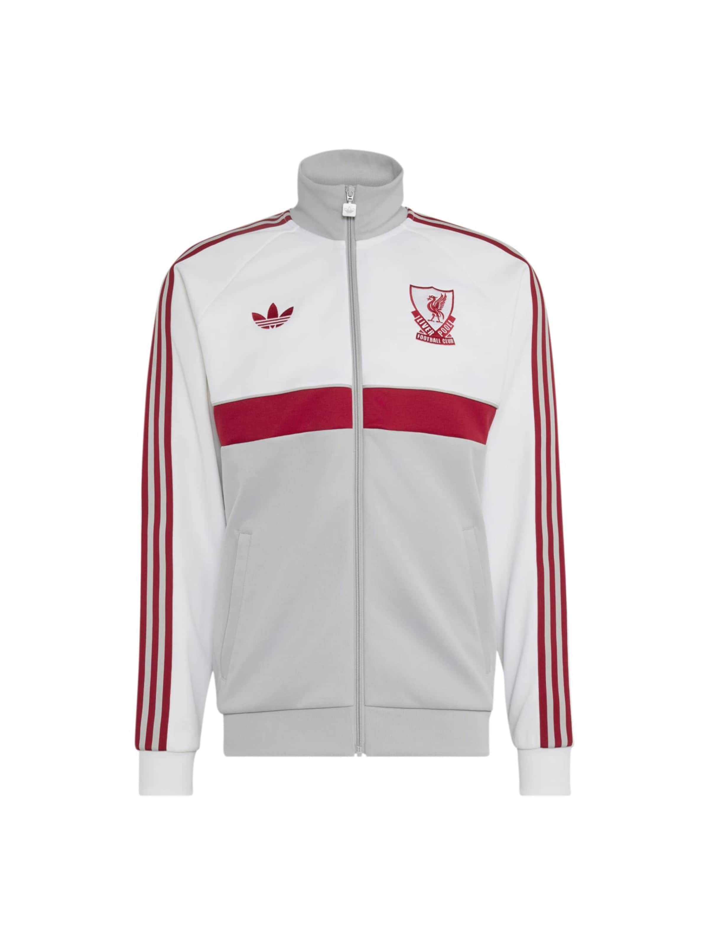 ADIDAS PERFORMANCE - Chaqueta de chándal 'LFC OG' en blanco: frente
