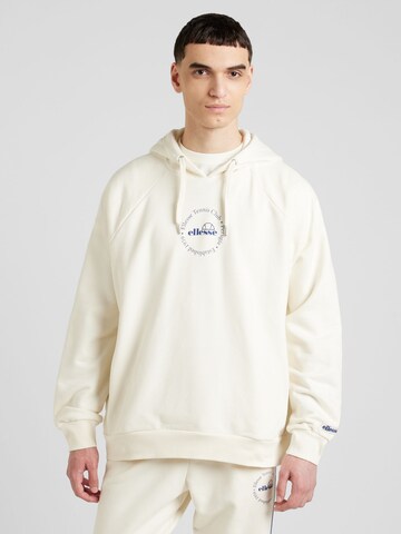 ELLESSE Sweatshirt 'Giardini CC' in Wit: voorkant