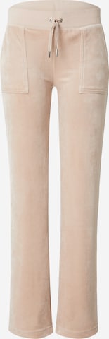 Juicy Couture Regular Broek 'DEL RAY' in Bruin: voorkant