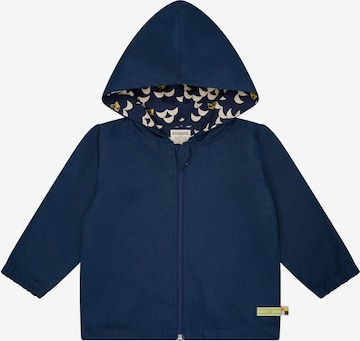 loud + proud Between-Season Jacket in Blue: front