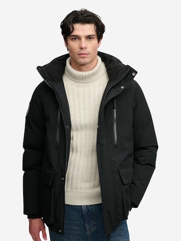 Superdry Winter Parka 'City Parka SDM5012434A' in Black: front