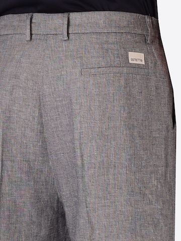 Distretto12 Loose fit Trousers with creases 'T. Certo' in Blue