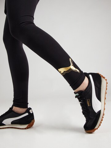 PUMA Skinny Παντελόνι φόρμας 'Ess' σε μαύρο