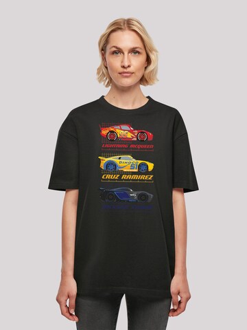 F4NT4STIC Oversized shirt 'Cars Racer Profile' in Zwart: voorkant