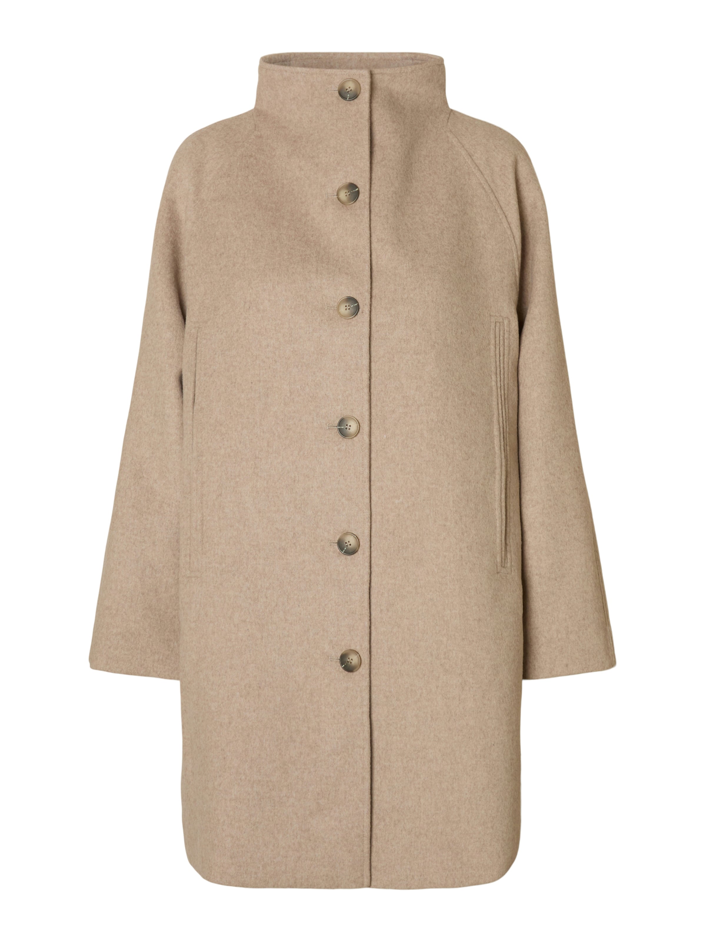 SELECTED Mantel 'SLFVINNI' in Beige: Vorderseite