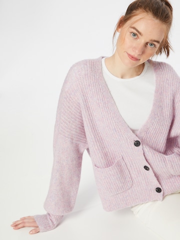 InWear Knit Cardigan in Purple