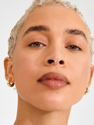 Pilgrim Обеци 'Jennings' в злато: отпред