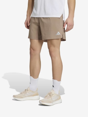 ADIDAS PERFORMANCE Обычный Спортивные штаны 'Adi365 Running Essentials' в Бежевый: спереди