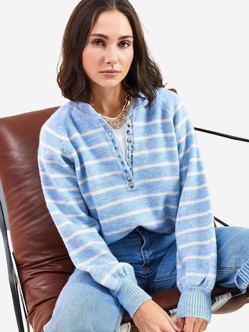 Bianco Lucci Pullover 'Pullover' in Blau: Vorderseite