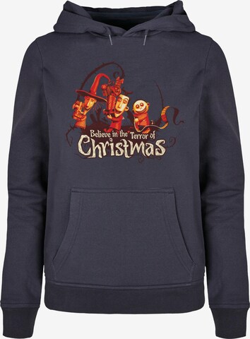 ABSOLUTE CULT Sweatshirt 'The Nightmare Before Christmas - Christmas Terror' in Blue: front