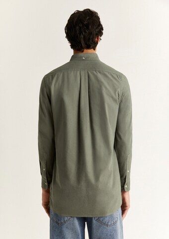 Coupe regular Chemise 'Oxford' Scalpers en vert