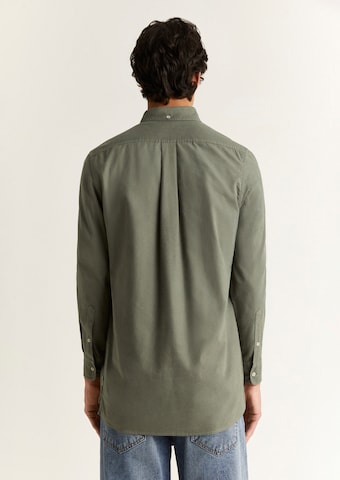 Scalpers Regular fit Button Up Shirt 'Oxford' in Green