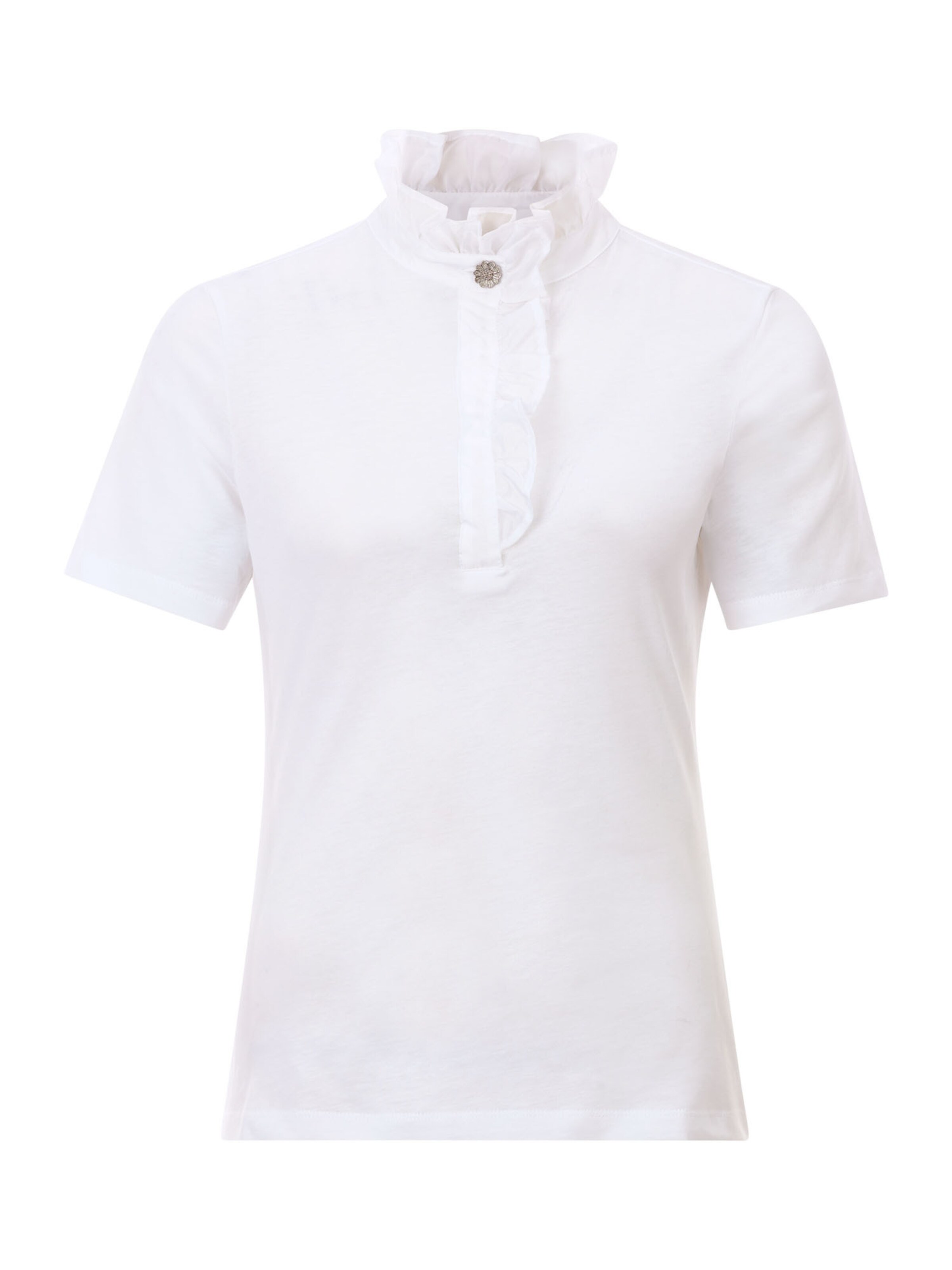 Rich & Royal Тениска в бяло: отпред