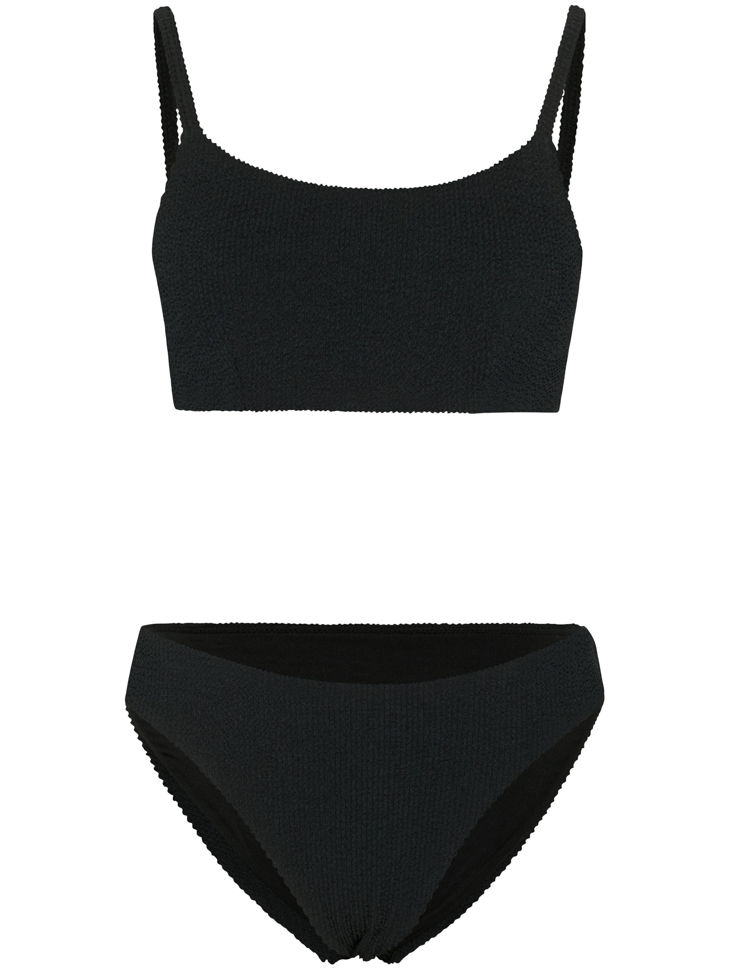 CHIEMSEE Bralette Bikini ' Bikini Tight Fit ' in Black: front