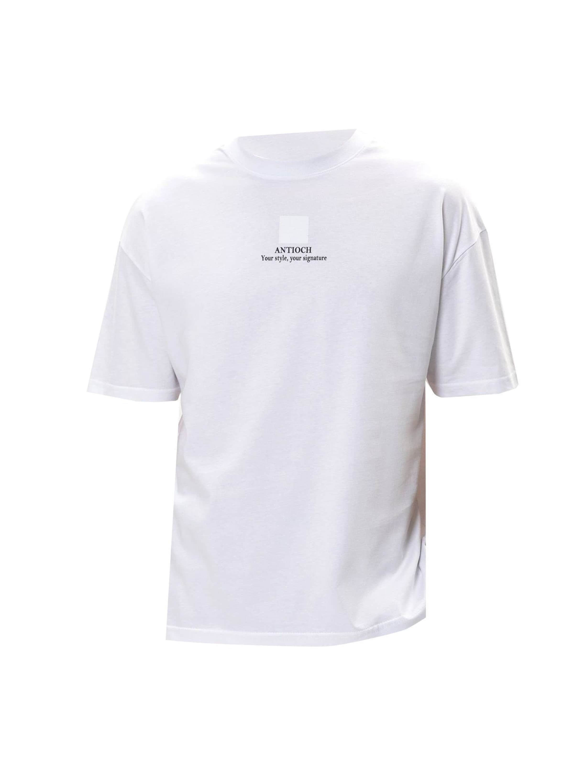 T-Shirt Antioch en blanc : devant