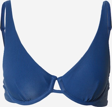 Triangle Hauts de bikini Abercrombie & Fitch en bleu : devant