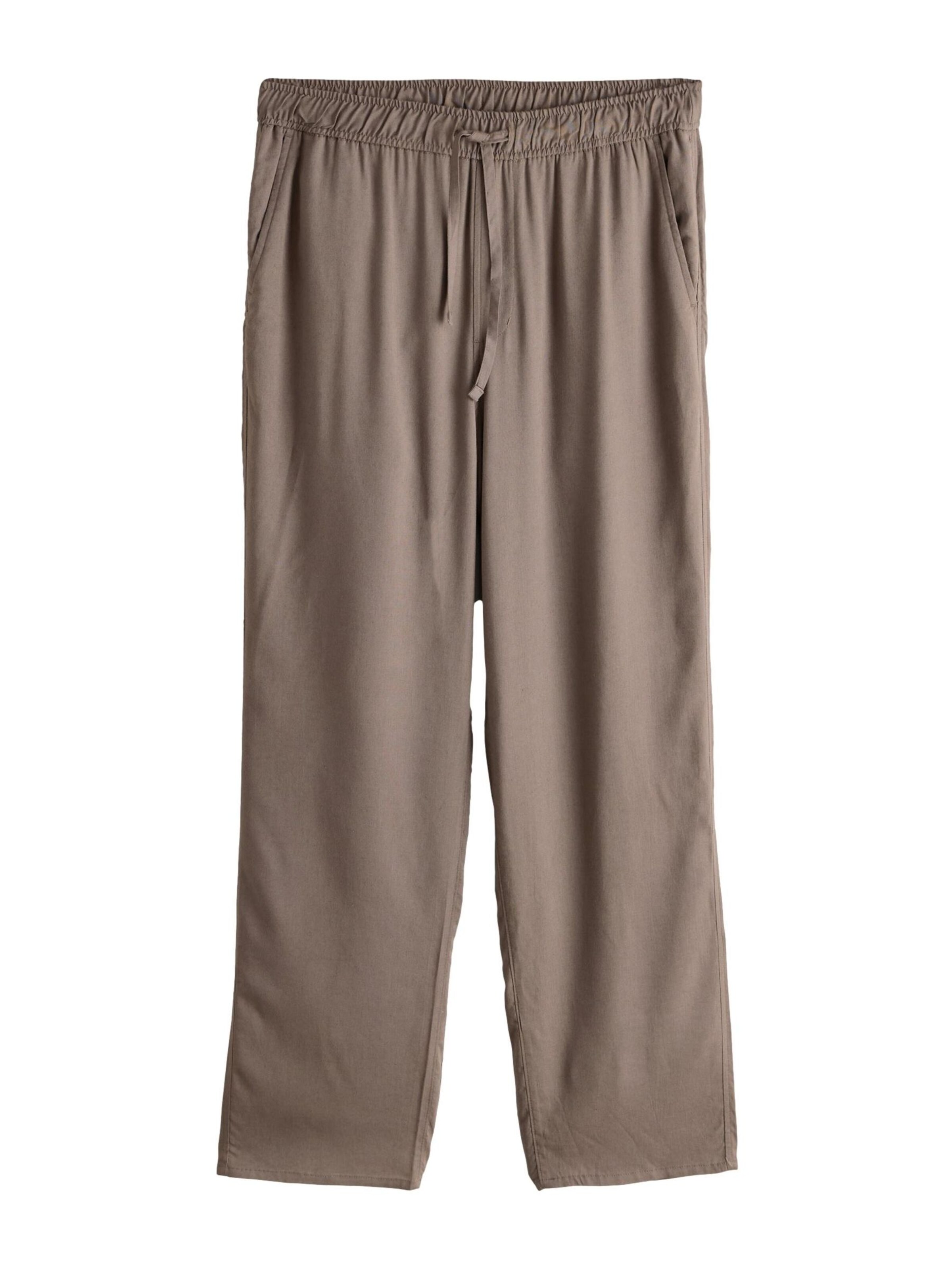 Next Regular Broek 'Essential' in Bruin: voorkant