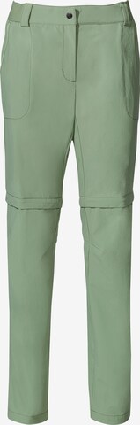 VAUDE Regular Outdoor Pants 'Farley' in Green: front