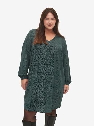 Zizzi - Vestido 'Caanni' em verde: frente