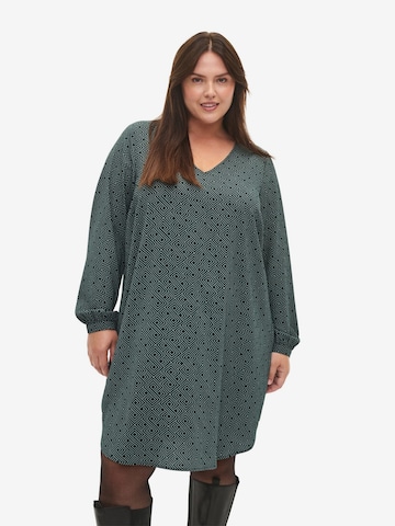 Zizzi Dress 'Caanni' in Green: front