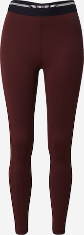Casall Workout Pants in Red: front