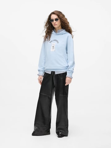 Sweat-shirt 'Ikon Choupette' Karl Lagerfeld en bleu