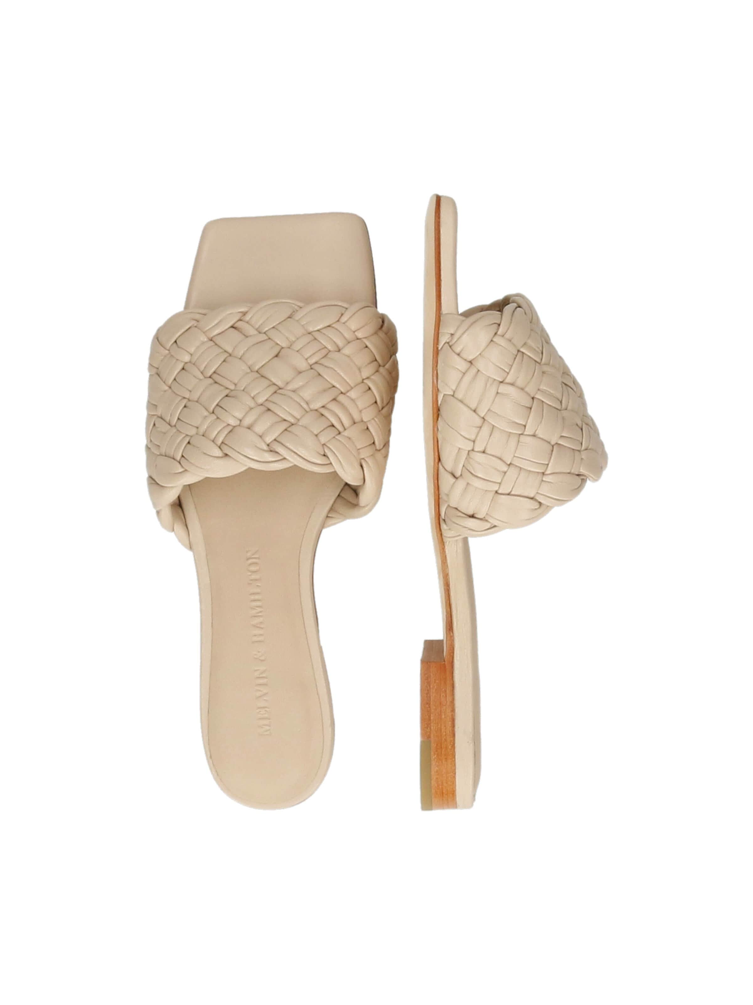 MELVIN & HAMILTON Mules 'Eglantine 1' in Beige