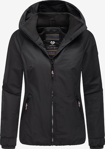 Ragwear Vinterjakke 'Dizzie Warm Rain' i sort: forside