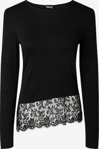 PIECES Shirt 'PCSpica' in Black: front