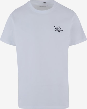 Mister Tee T-Shirt 'Penne Va Bene' in Weiß: Vorderseite