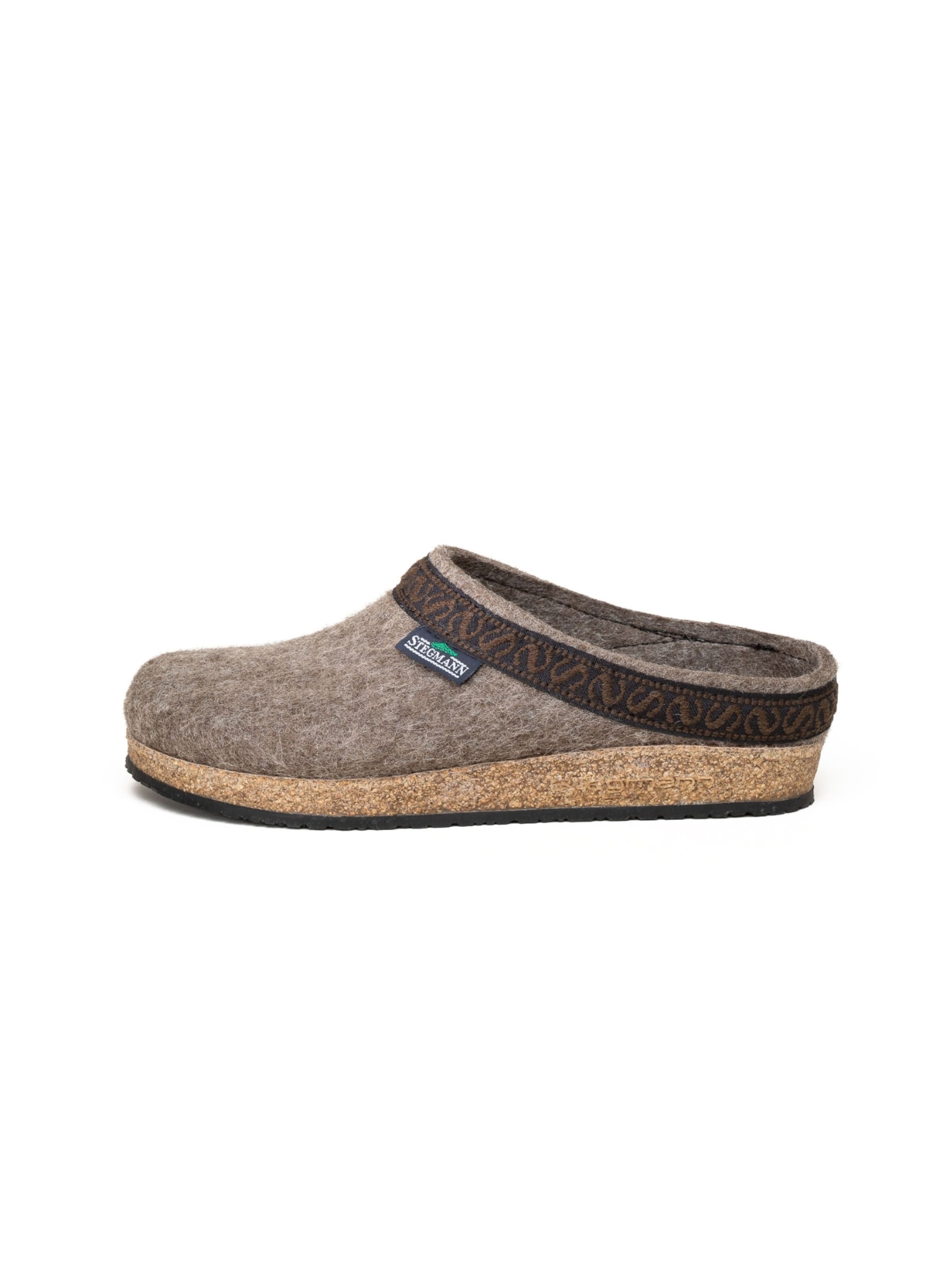 Stegmann Clogs 'Filzclogs Stegmann 108' in Brown