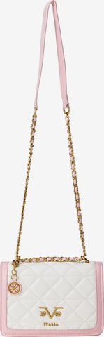 Geantă de umăr 'Gaby' de la 19V69 ITALIA pe alb: față