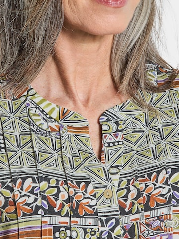 Goldner Bluse in Braun