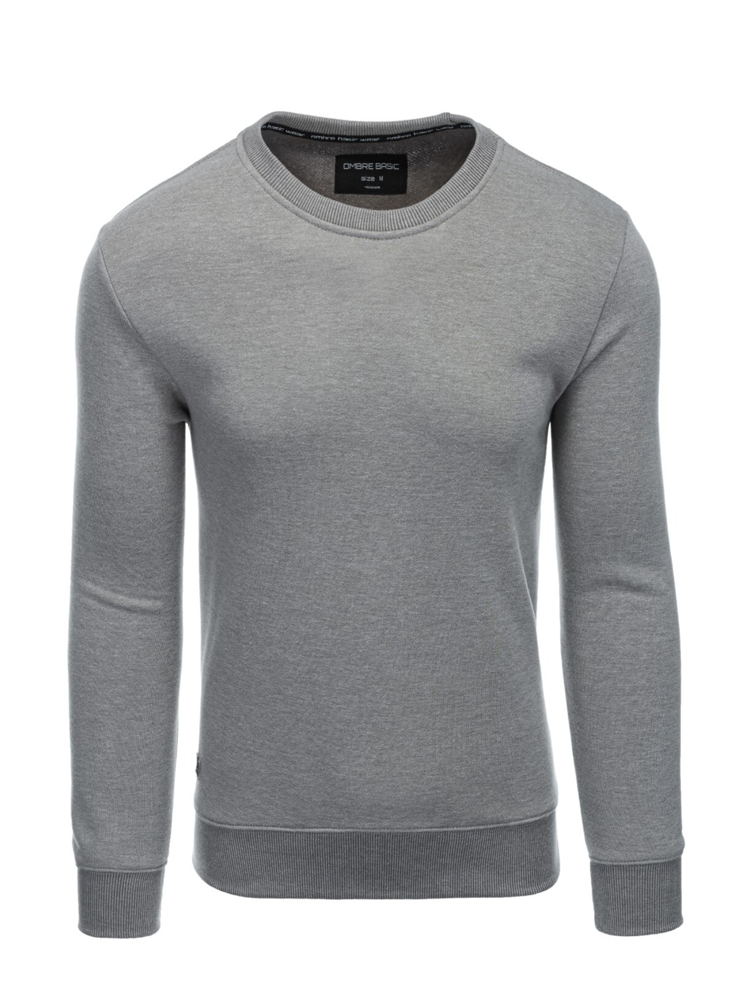 Ombre Sweatshirt 'B978' in Grijs: voorkant