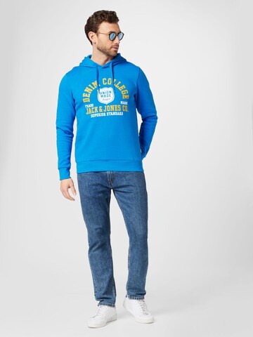JACK & JONES Tréning póló - kék