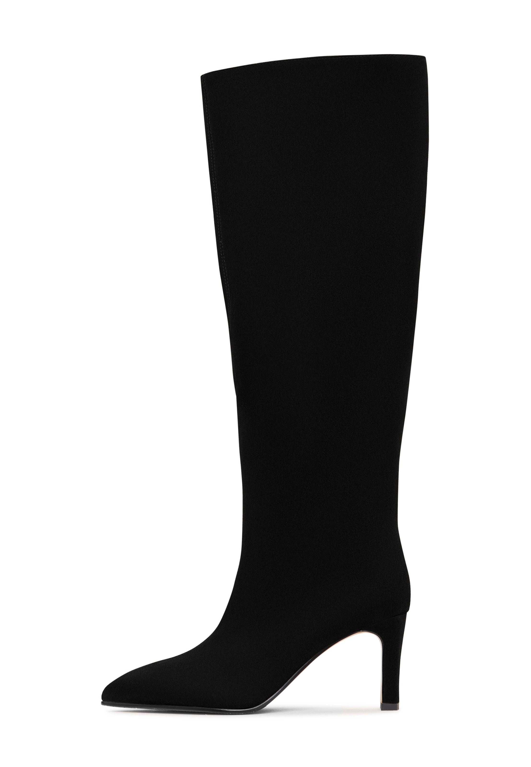 CESARE GASPARI Stiefel in Schwarz: Vorderseite
