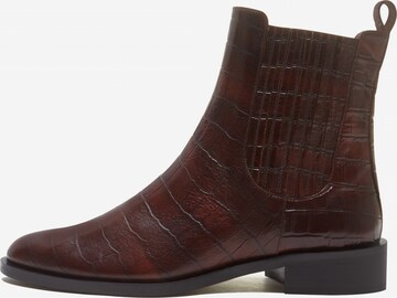 Isabel Bernard Chelsea boots in Bruin: voorkant