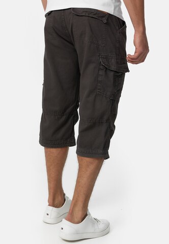 INDICODE JEANS Regular Cargo Pants 'Nicolas' in Grey