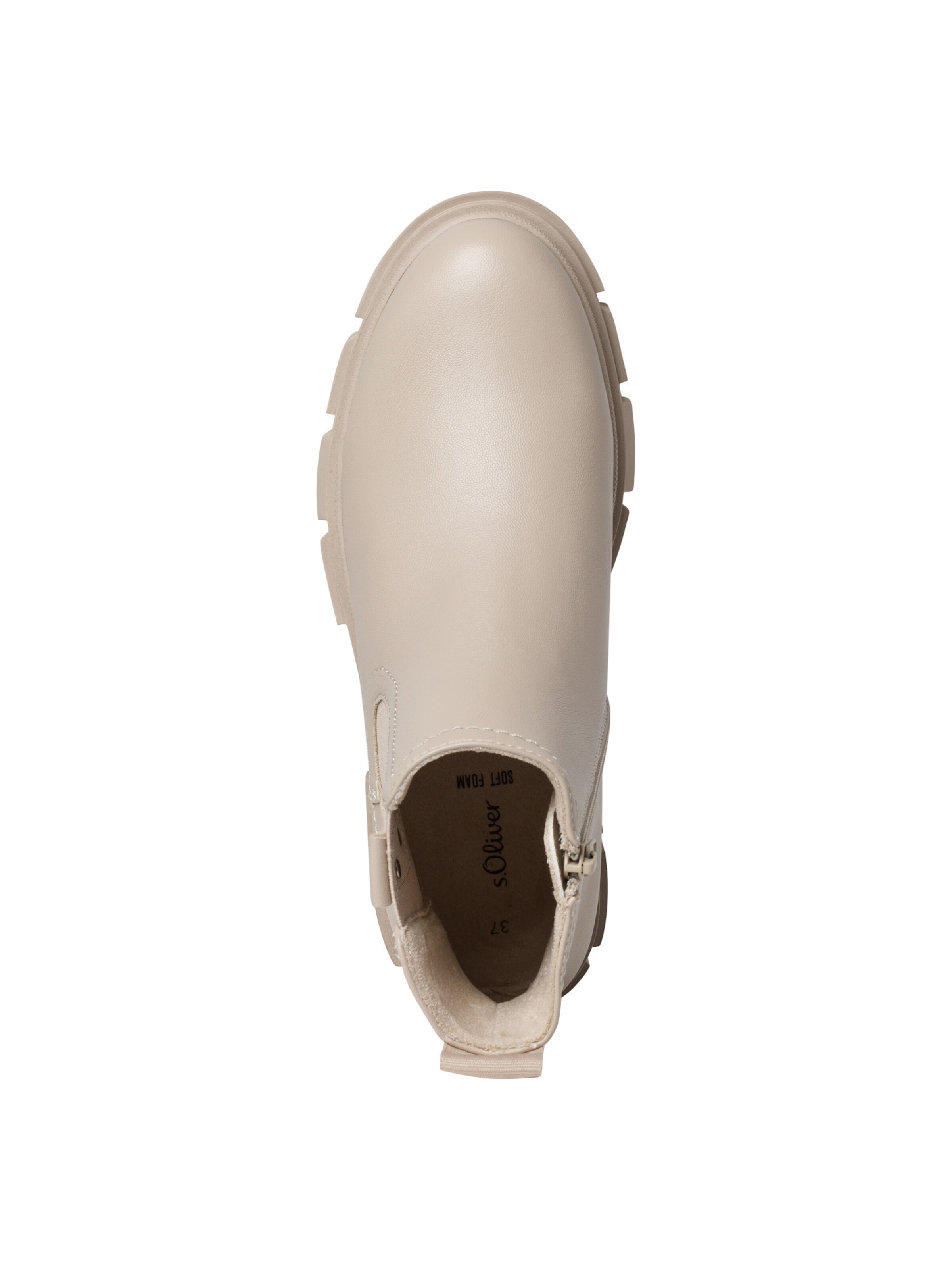 s.Oliver Chelsea boots in Beige