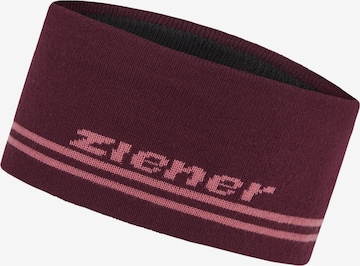 ZIENER Athletic Headband 'ILYASU' in Red: front