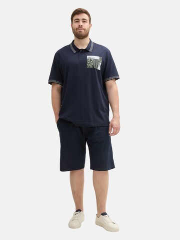 TOM TAILOR Men + Poloshirt in Blau