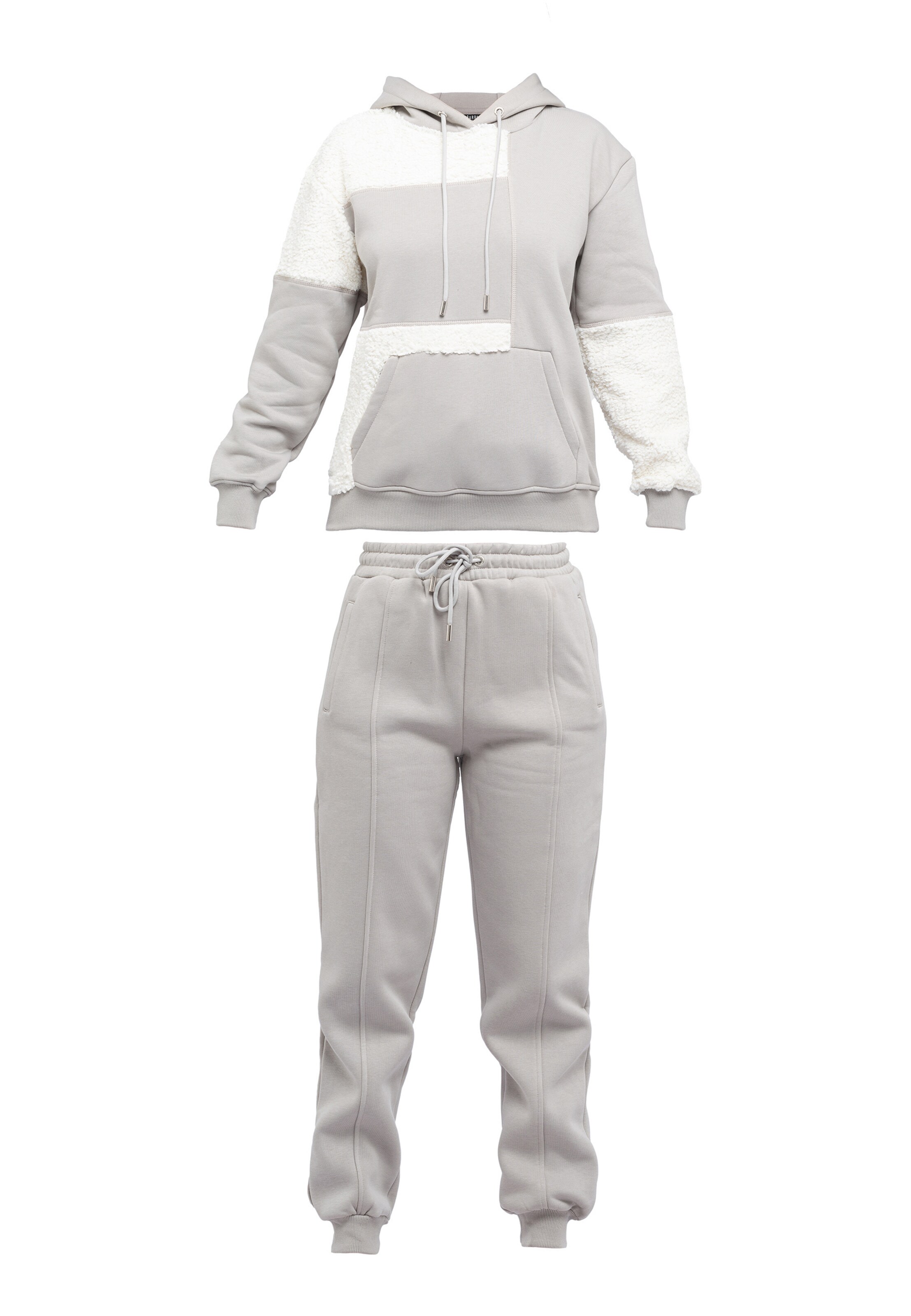 Tom Barron Joggingpak in Grijs: voorkant