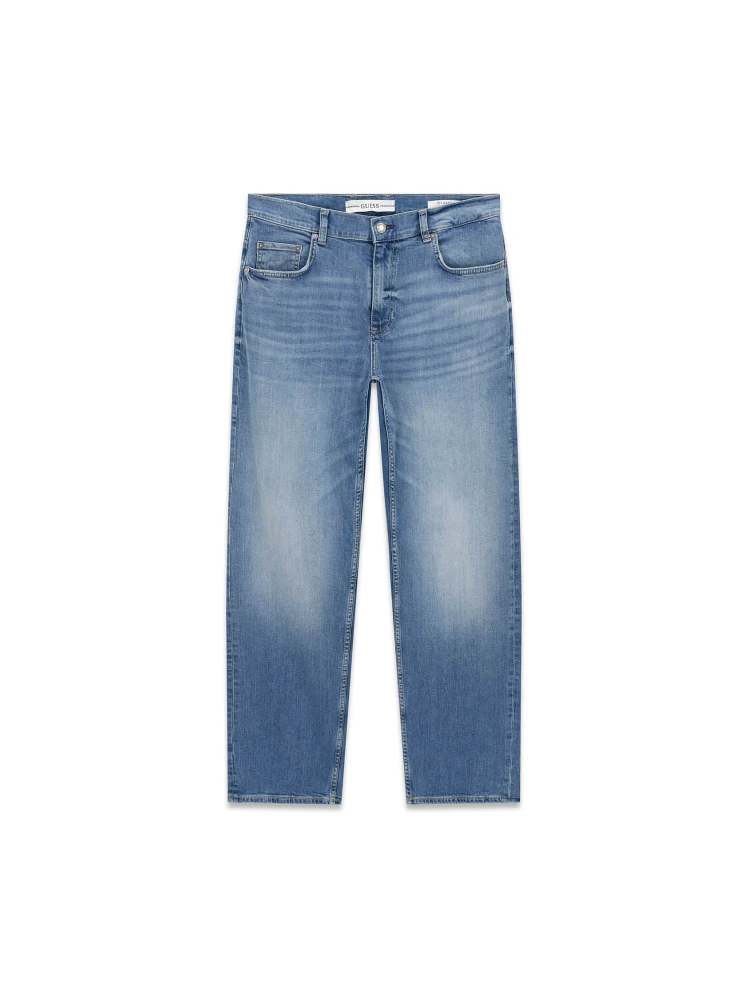 GUESS Regular Jeans in Blau: Vorderseite