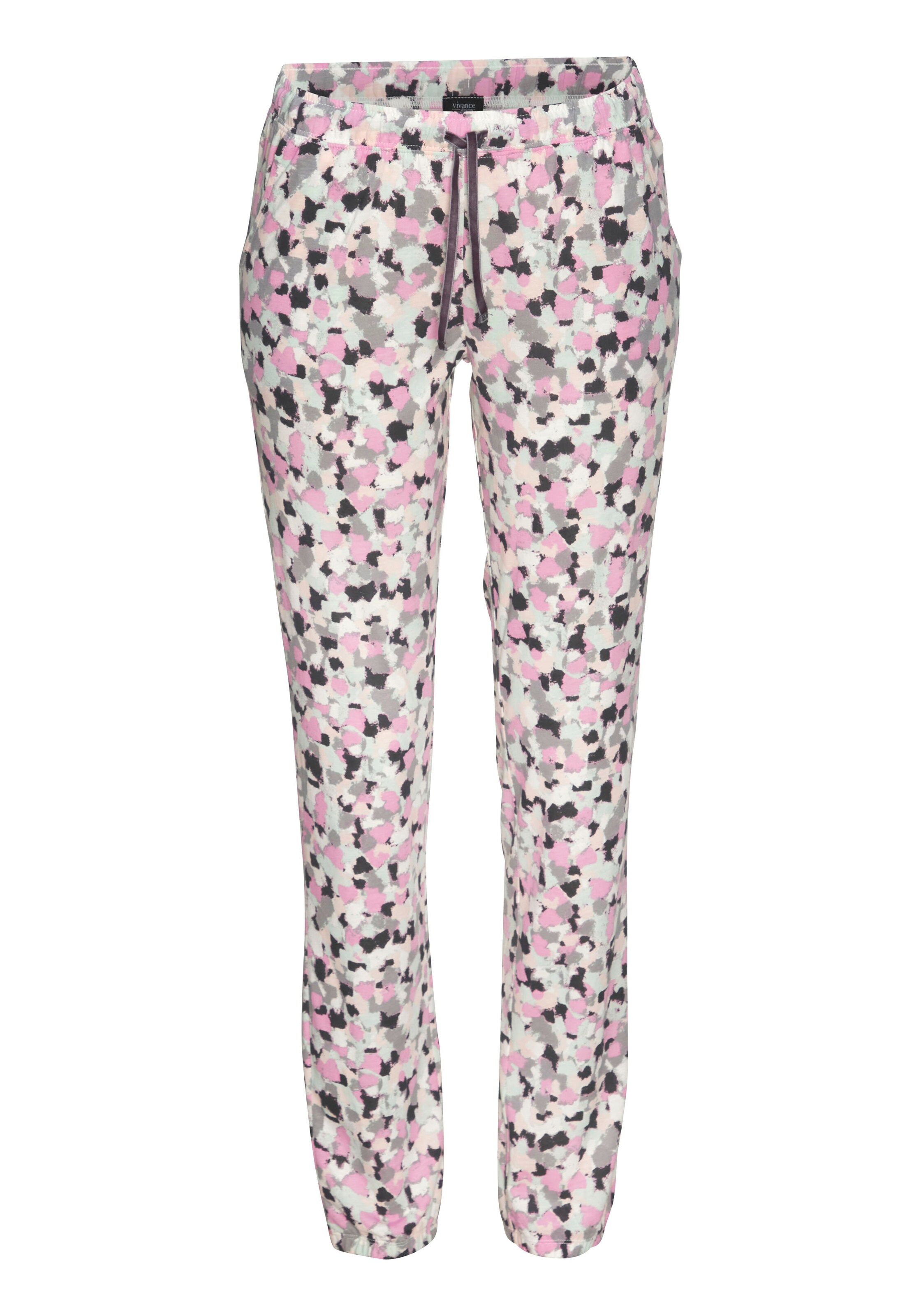VIVANCE Pyjamahose 'Dreams' in Mischfarben: Vorderseite