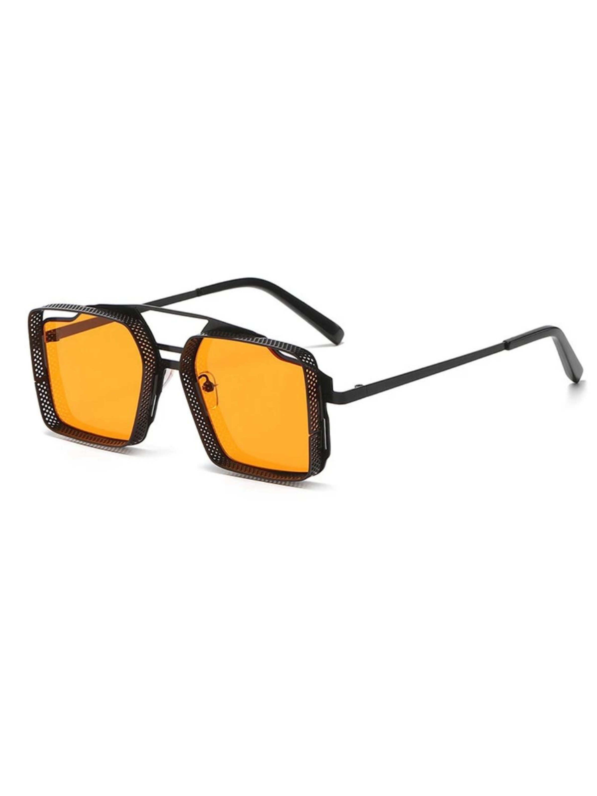 VEYREY Sunglasses 'Herren-sonnenbrille Bugial' in Black: front