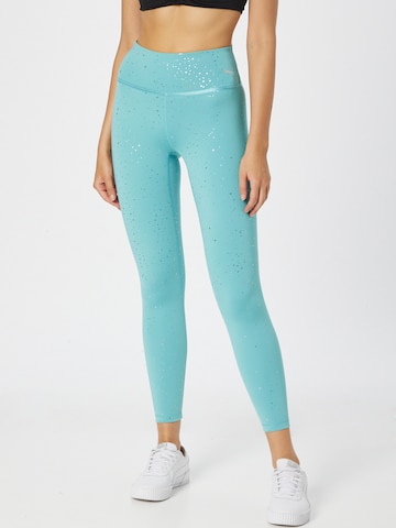 PUMA Skinny Športne hlače 'Stardust' | modra barva: sprednja stran