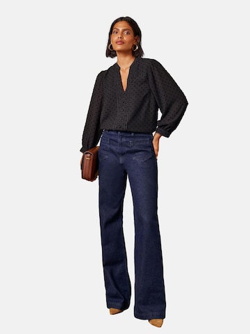 Camicia da donna di love & roses in nero: frontale