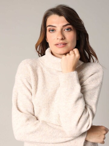 Robes en maille 'Cloelie' Deeluxe en beige