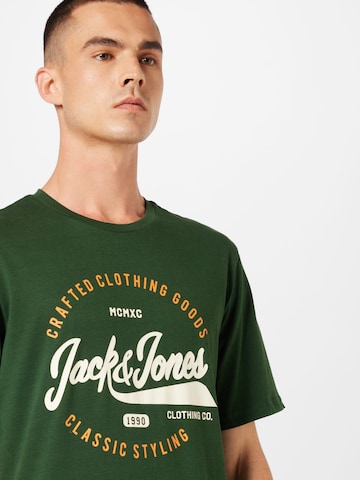 JACK & JONES T-Shirt 'MIKK' in Grün