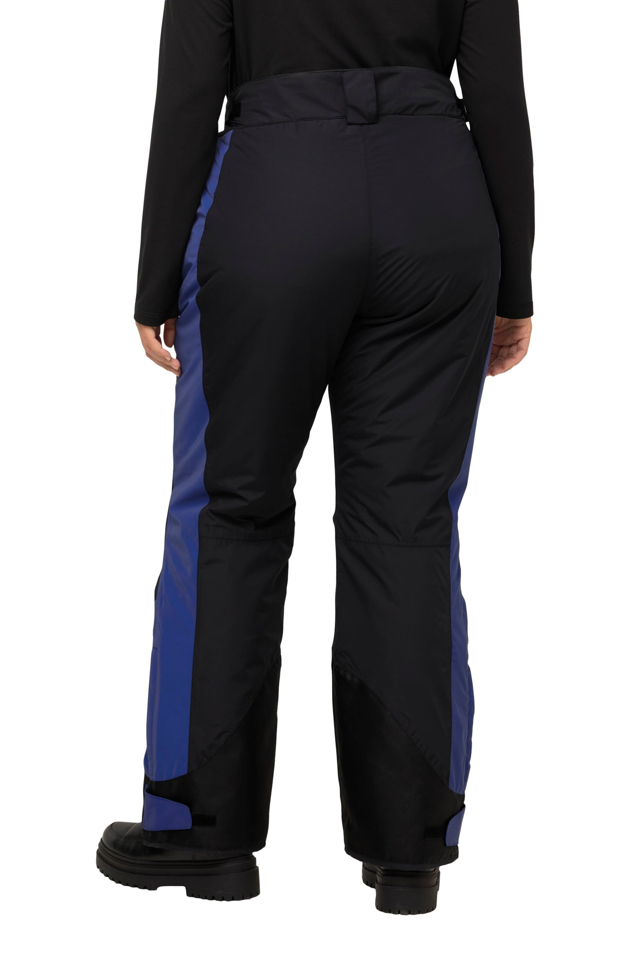 Ulla Popken Regular Funktionshose in Schwarz